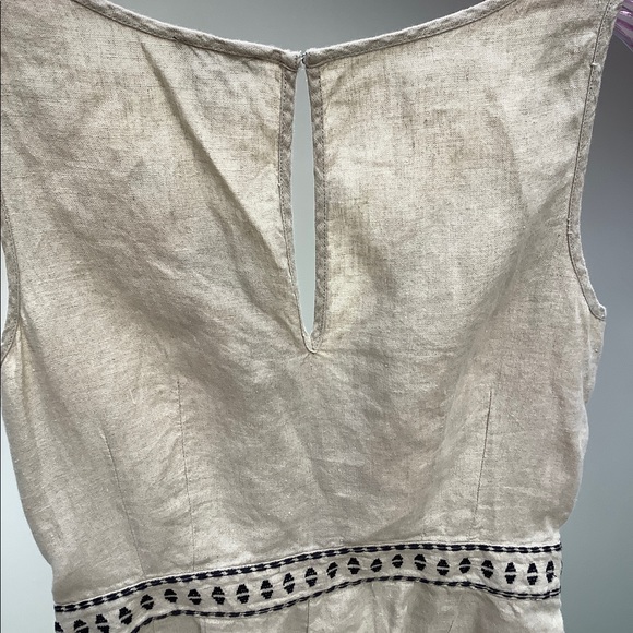 Embroidered Linen Romper - Picture 7 of 7